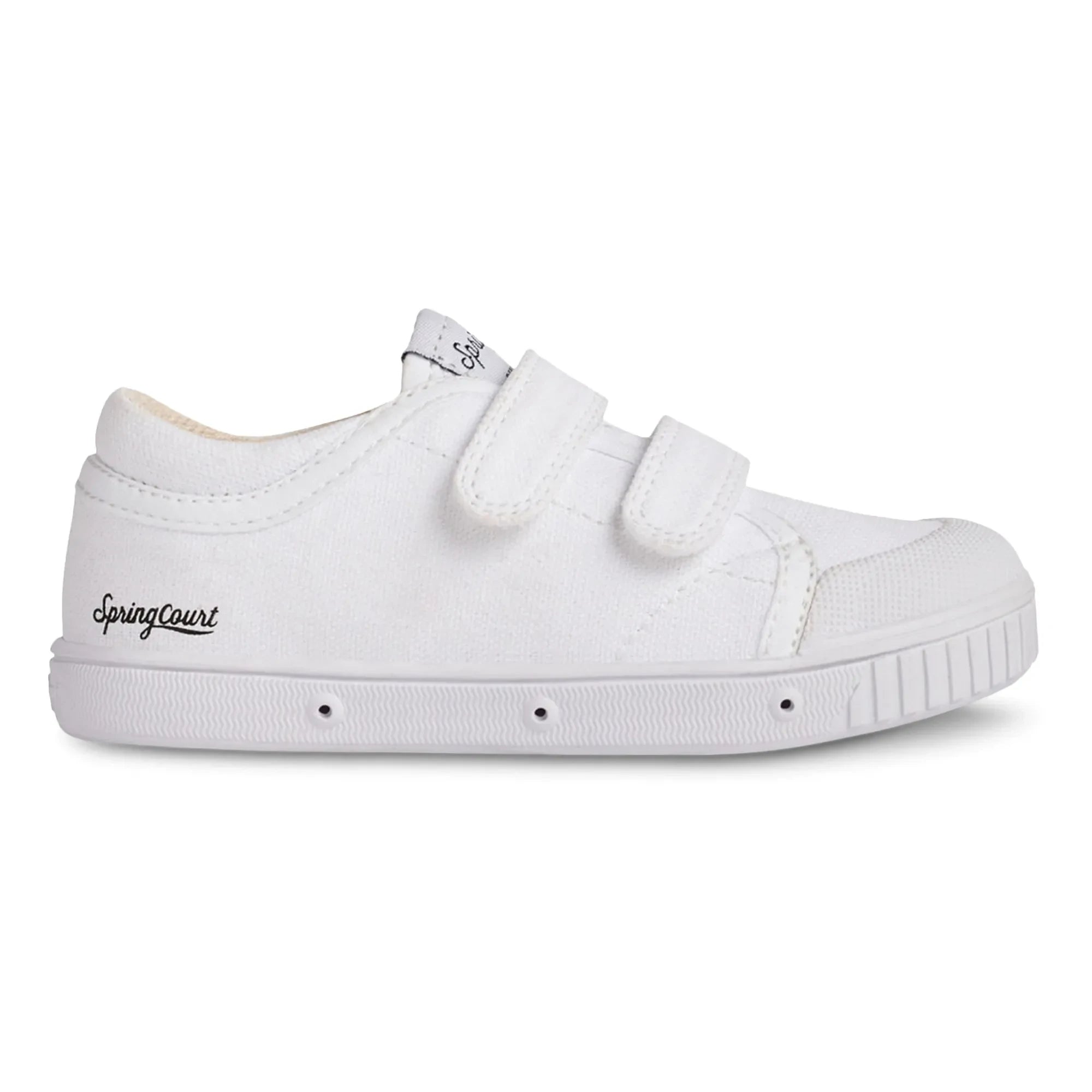 Spring Court - G2 Canvas Slip-Resistant Low-Top Sneakers | White