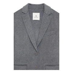 Anine Bing - Quinn Wool and Cashmere Jacket | Heather Grey