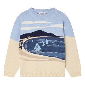 Bonpoint - Lyle Organic Cotton Beach Sweater | Sand