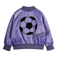 Mini Rodini - Football Bomber Satin Recycled Fibers | Purple