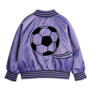 Mini Rodini - Football Bomber Satin Recycled Fibers | Purple