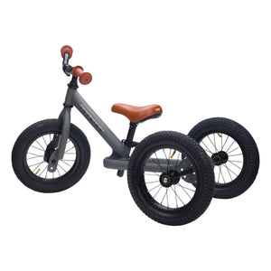 Trybike - Denge Bisikleti - Üç Tekerlekli Bisiklet | Kömür grisi