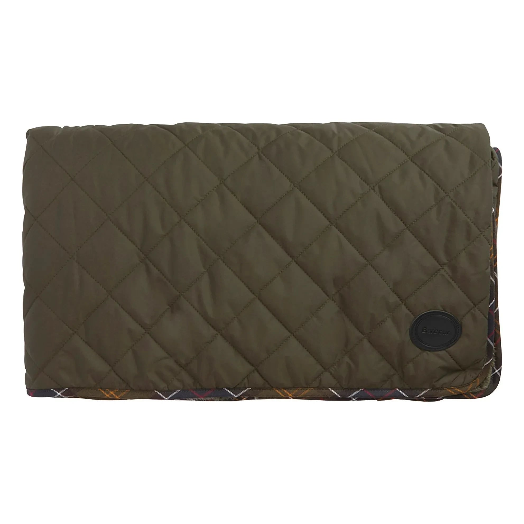 Barbour - Quilted dog blanket | Olive