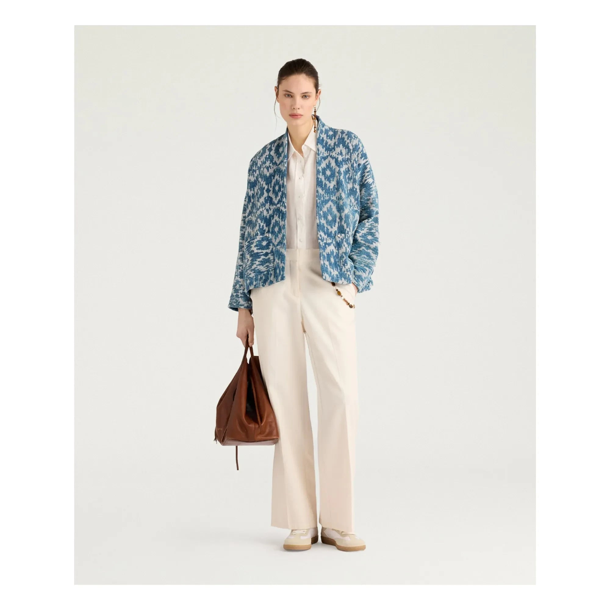 Momoni - Intermediate Cotton Jacket | Blue