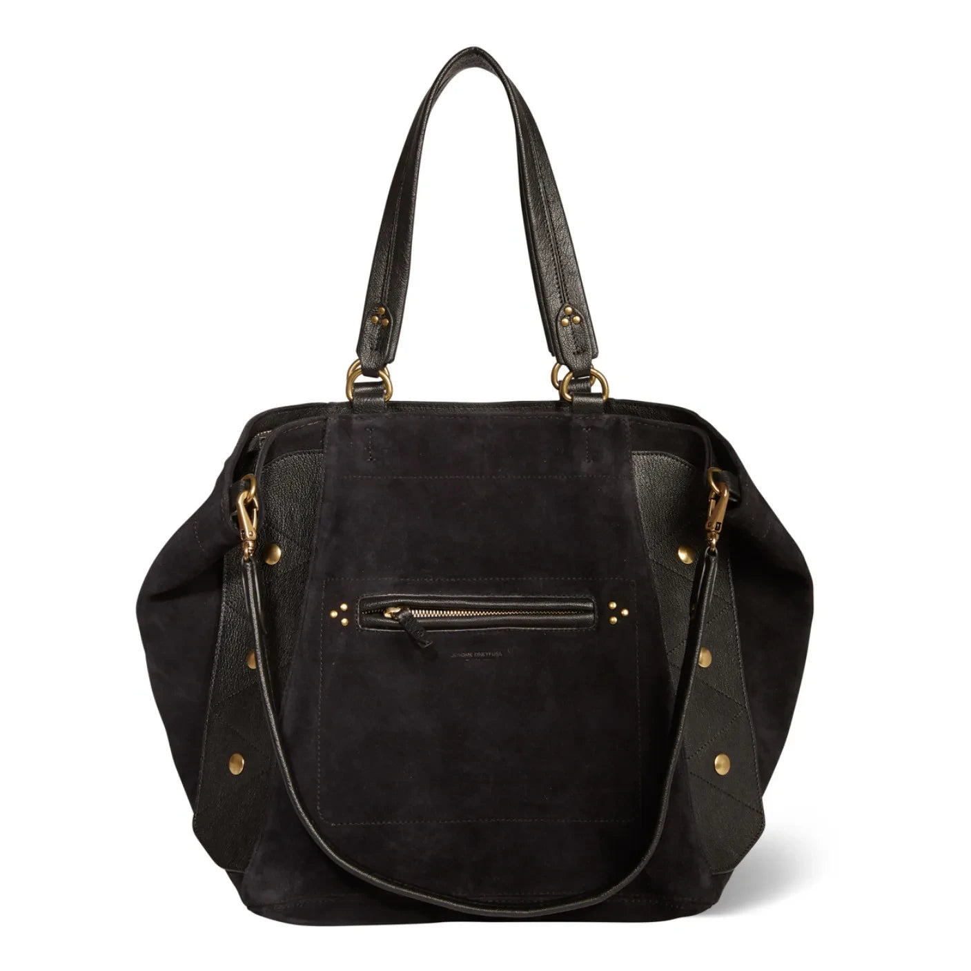Jérôme Dreyfuss - Roger Velvet Crust Bag | Black