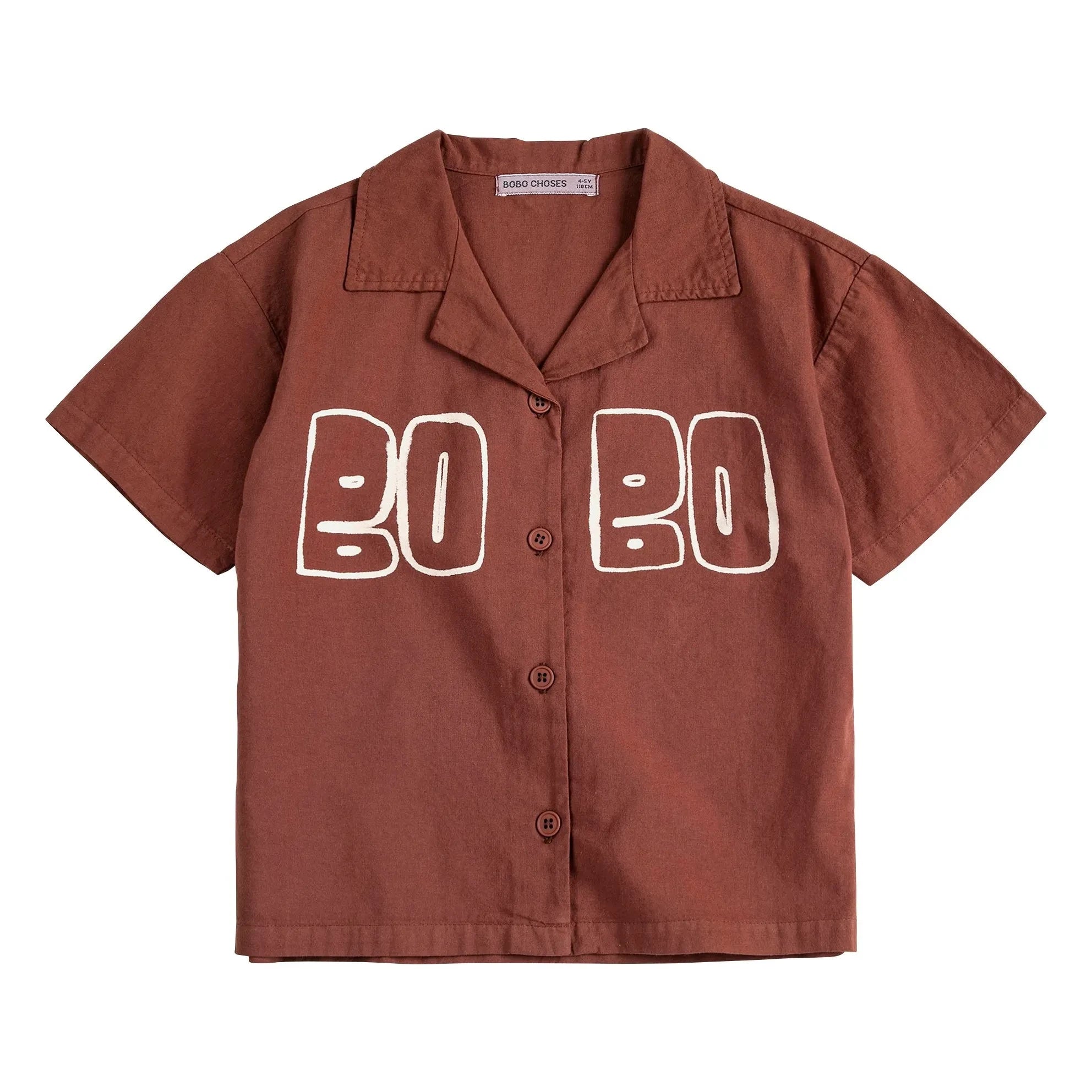 Bobo Choses - Bobo Organic Cotton Shirt | Brown