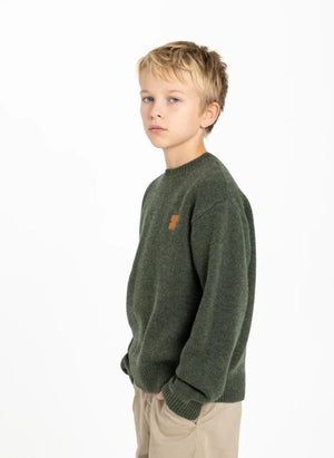 Hundred Pieces - Mika Merino Wool Sweater | Olive