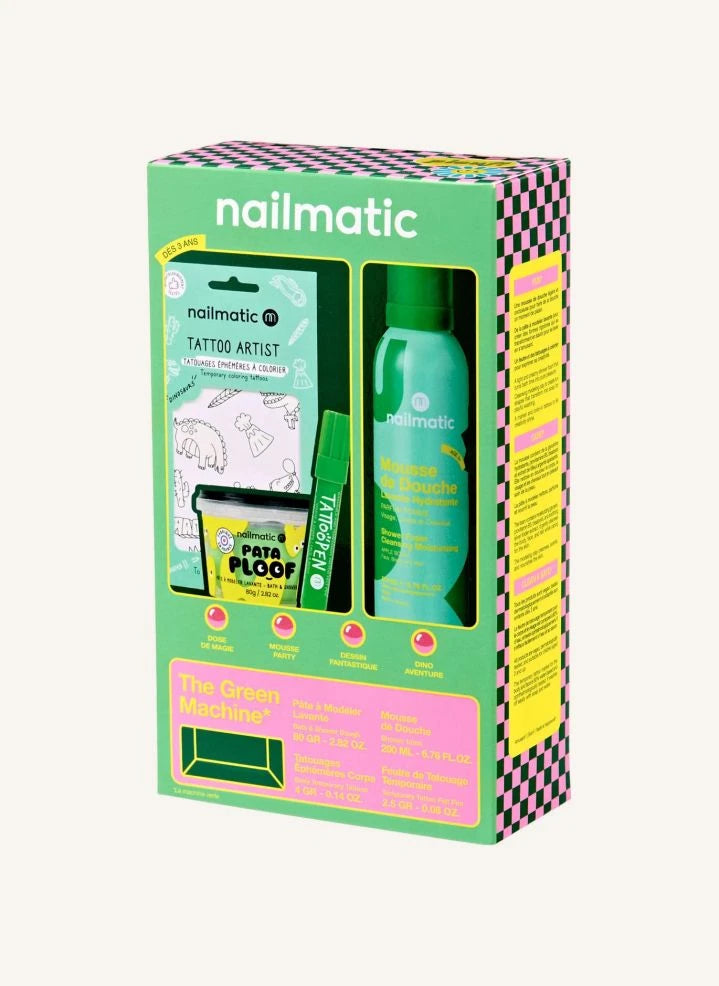 Nailmatic Kids - Green Color Machine Gift Set | Green