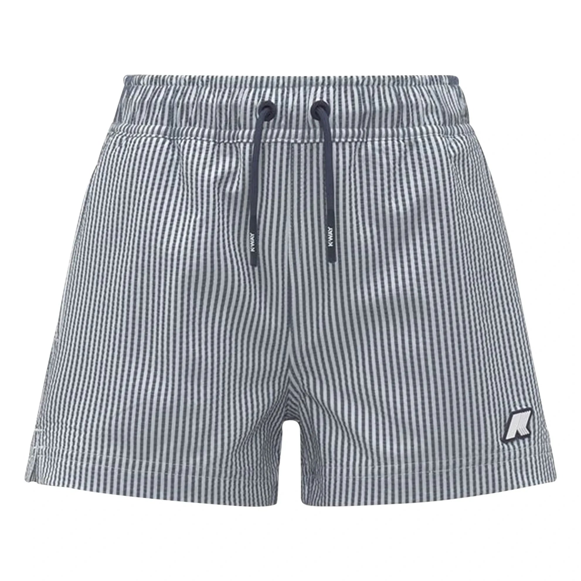K-way - Hazel Beach Striped Swim Shorts | Dark Blue