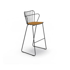 Houe - Paon Outdoor Bar Chair | Black