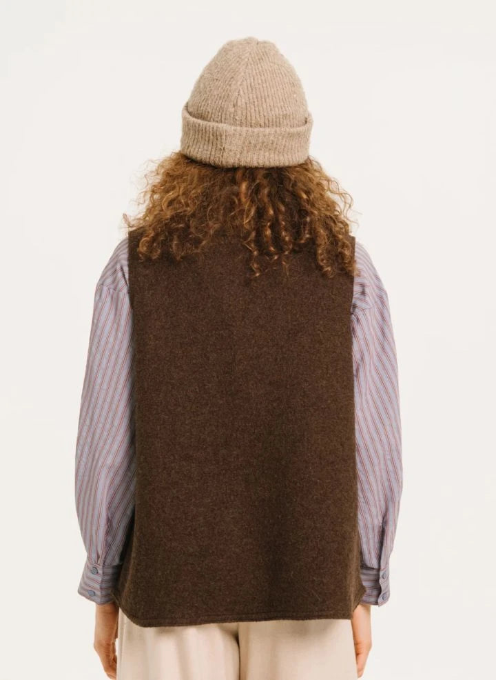 Sacrécoeur - Antonia Wool Cardigan | Brown