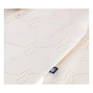 Petit Bateau - Organic Cotton PB Ruffled Romper | Ecru