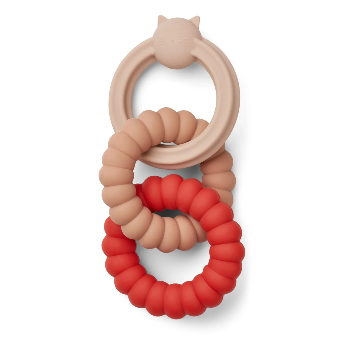 Liewood - Gilbert Silicone Teething Rings | Pink