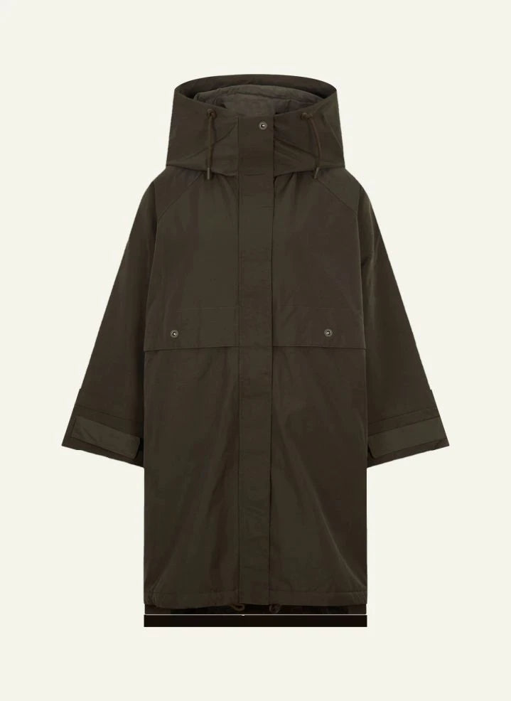 Embassy of Bricks & Logs - Montebello Recycled Fiber Hooded Padded Coat | Olive