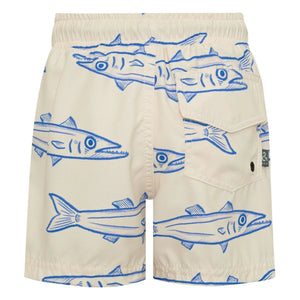 Pepita & Me - Barracudas Swim Shorts | Ecru