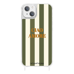 LaCoqueFrançaise - iPhone Case Ciao Amore | Khaki