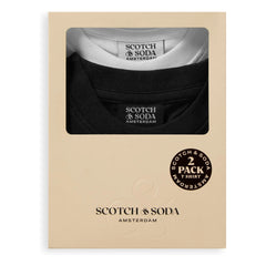 Scotch & Soda - 2-pack organic cotton T-shirt set | Black