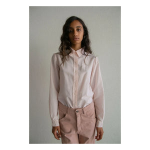 THEAVANT - L'Homme Silk and Cotton Poplin Shirt | Light Pink