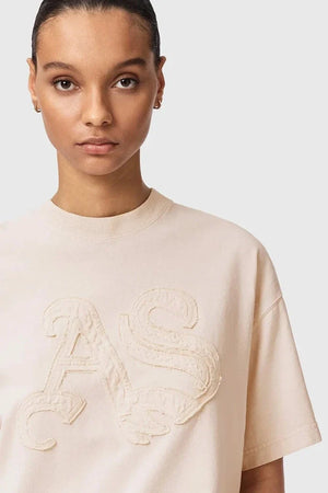 AllSaints women's cotton t-shirt INSIGNIA