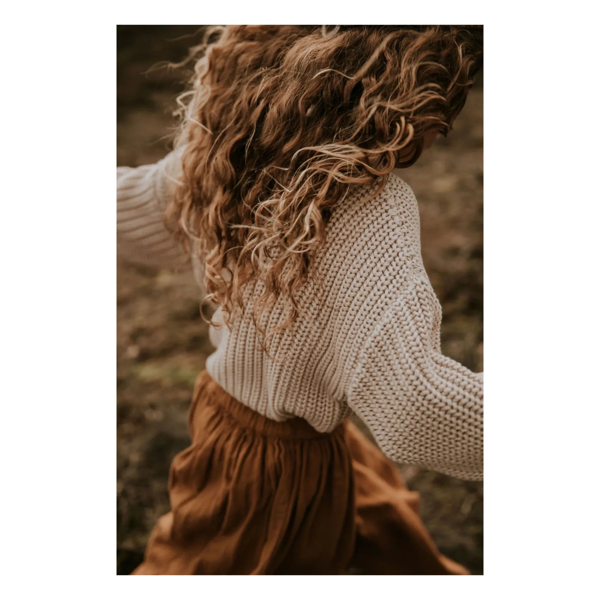Yuki - Thick Organic Cotton Sweater | Ecru