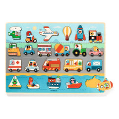 Djeco - Wooden Puzzle Zoom
