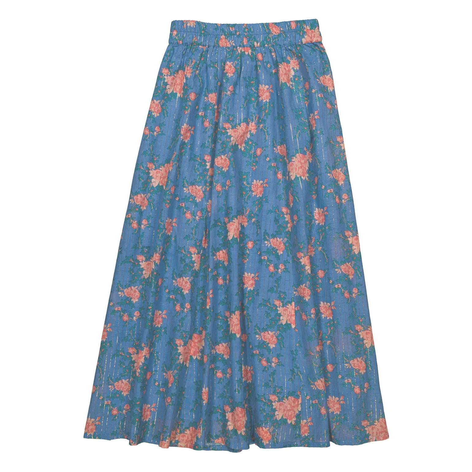 Louis Louise - Duchesse Bouquets Lurex Skirt | Blue