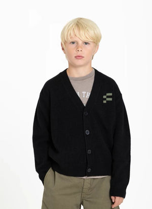 Finger in the nose - Robin Merino Wool Cardigan | Black