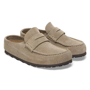 BIRKENSTOCK - Naples Süet Mules | Toprak kahverengi