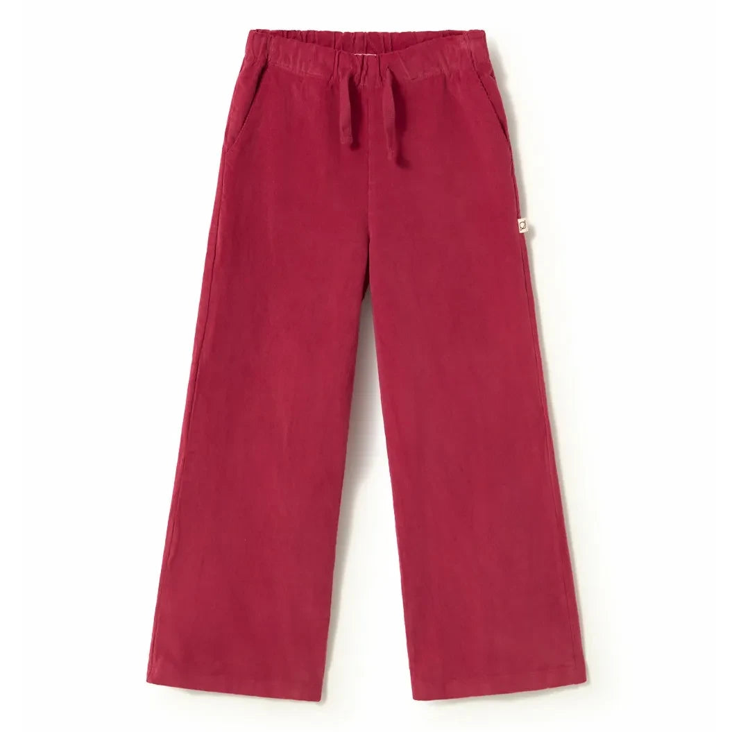 Cozmo - Arlet Organic Cotton Trousers | Crimson