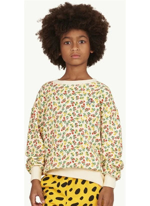 The Animals Observatory - Floral Sweatshirt | Ecru