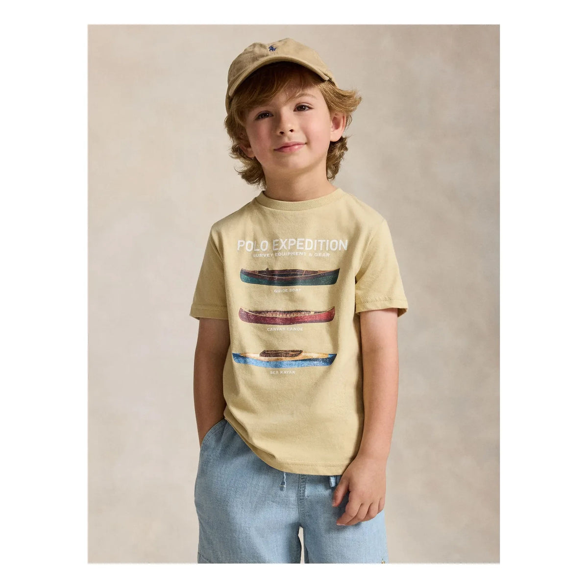 Ralph Lauren - Expedition Polo T-shirt | Beige