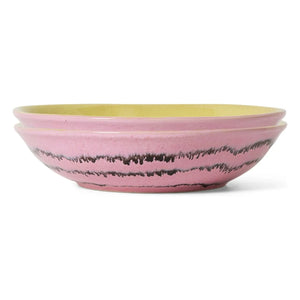 HKliving - Bubble Soup Plates - Set of 2 | Pink