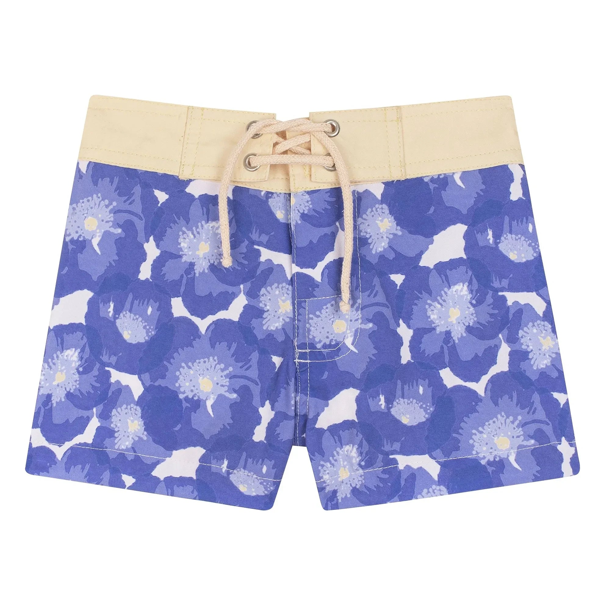 My First Cantê - Luca Floral Swim Shorts | Blue