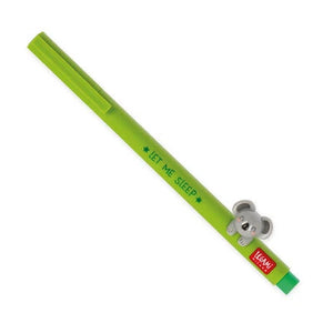 Legami - "Sleeping la Vida Loca" Koala Animal Figurine with Pen - Cute Friends
