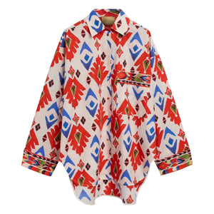 Momoni - Lucha Cotton Shirt | Red