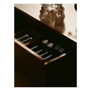 Ferm Living - FSC Blur Storage Wooden Drawer Coffee Table | Dark Wood