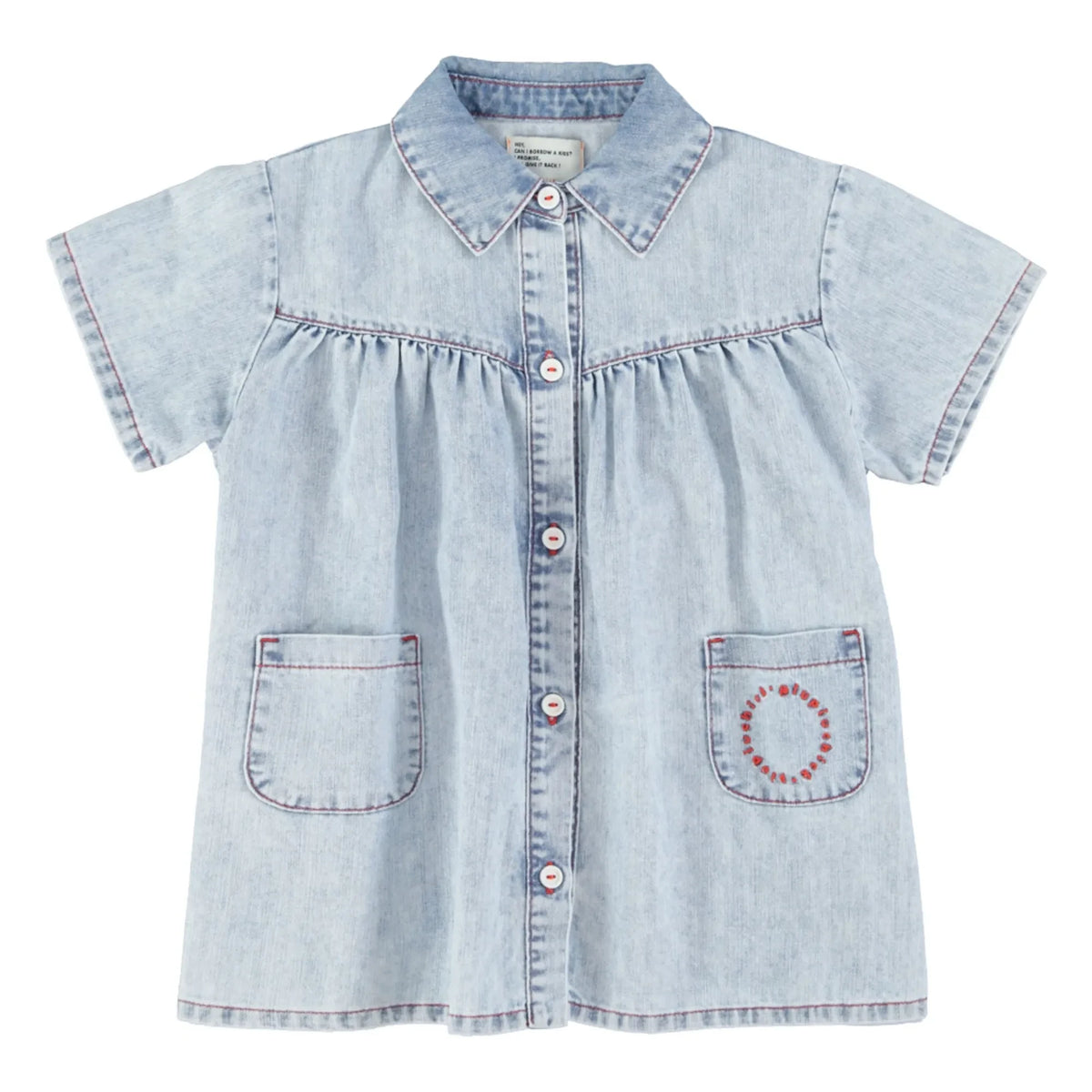 Piupiuchick - Denim Dress | Light Blue