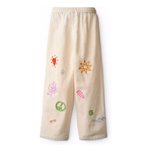 Molo - Alfie Minis Doodles Pants | Ecru