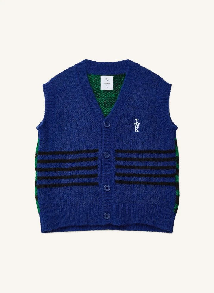 Wynken - Presto Wool Sleeveless Vest | Royal Blue