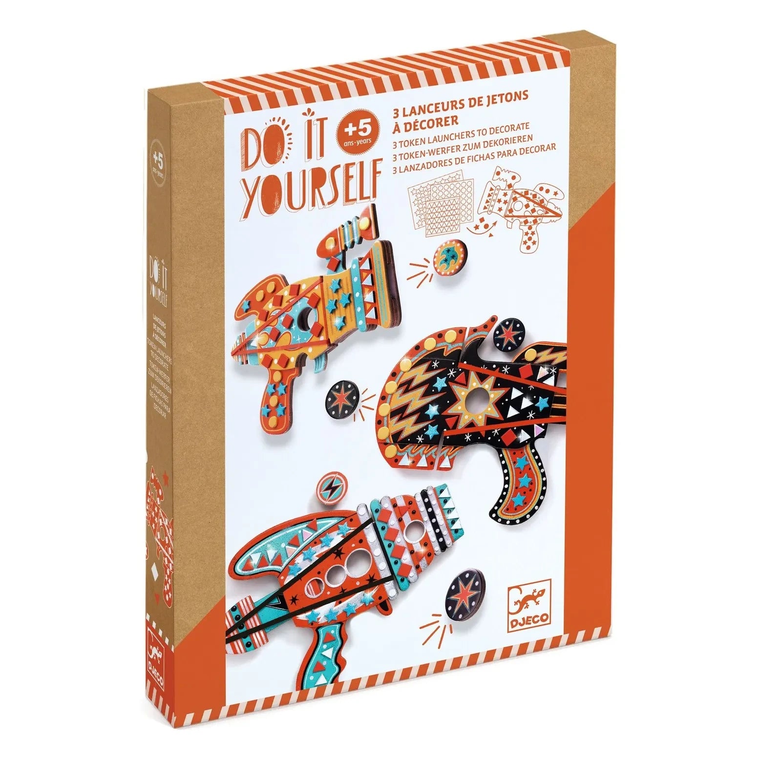 Djeco - DIY Decorating Kit - Cosmic Launchers