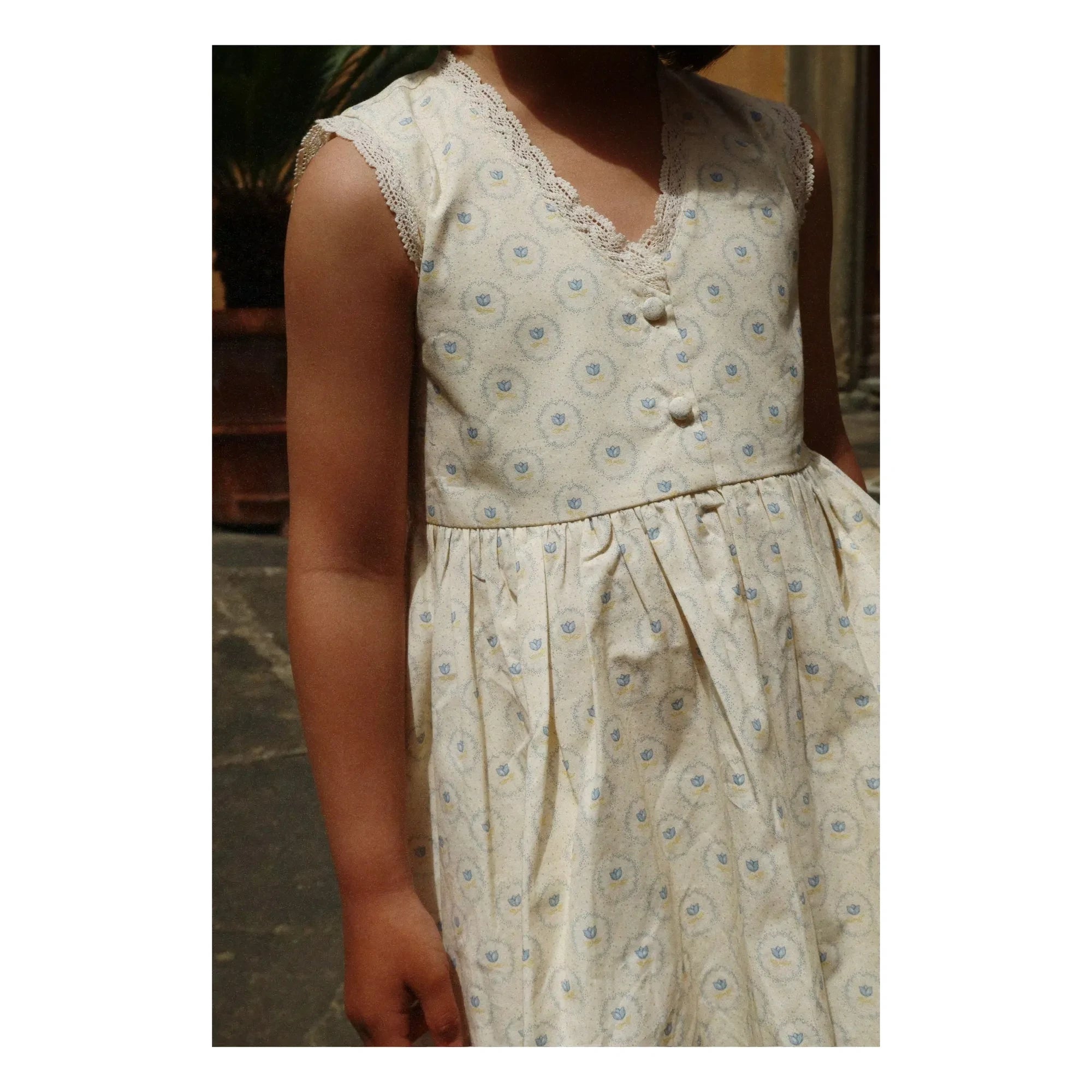 Konges Sløjd - Organic Cotton Lace Dress | Ecru