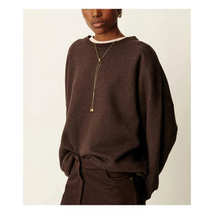 Sessùn - Chebbi organik pamuk sweatshirt | Ganache