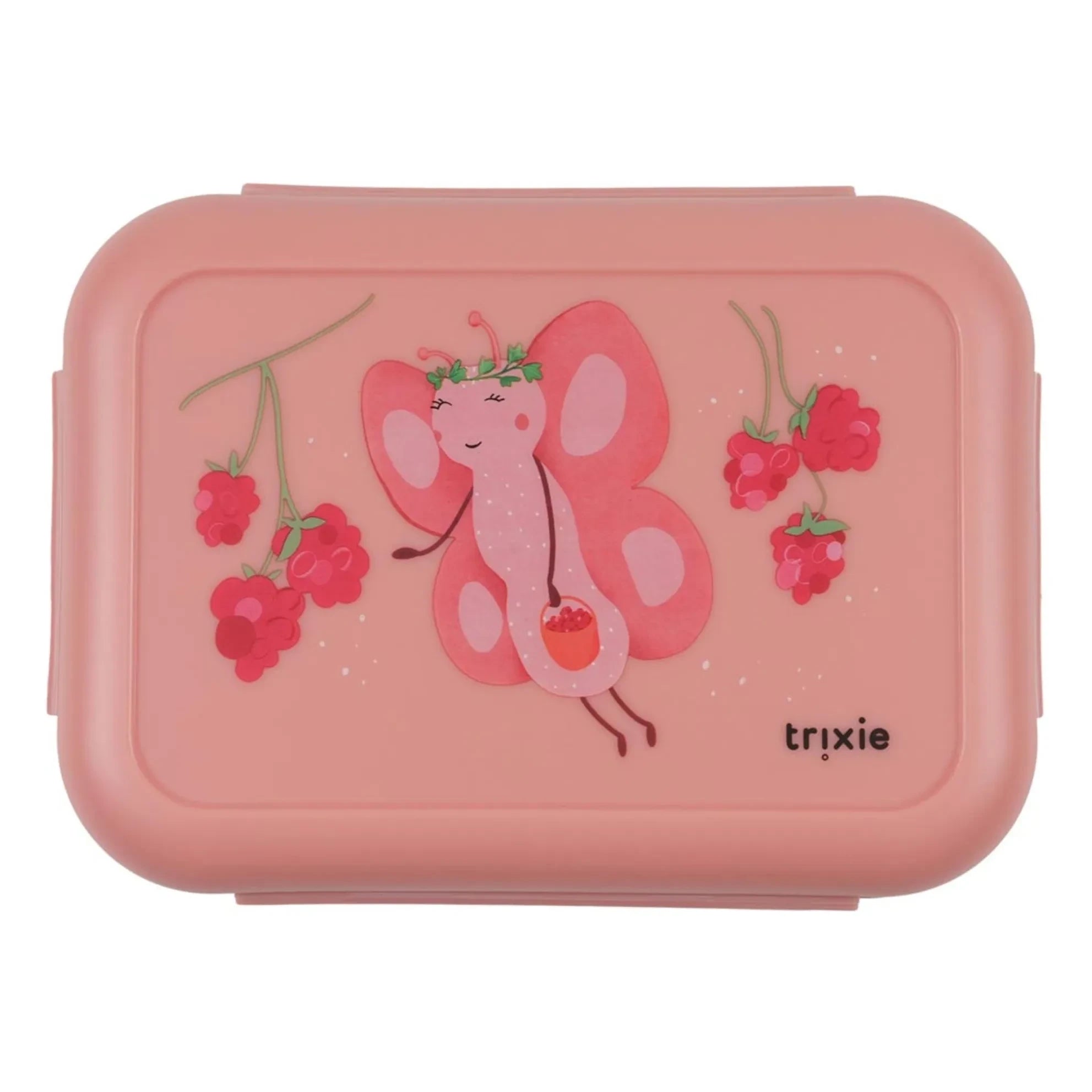 Trixie - Lunch Box Clips Fruit fairy Mrs. Butterfly | Pink