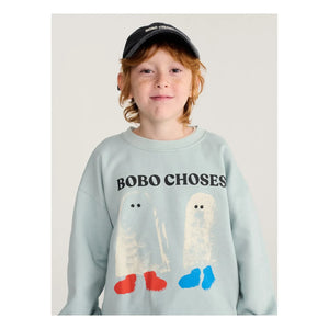 Bobo Choses - Bobo Choses organic cotton ghost sweatshirt | Light Blue
