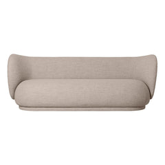 Ferm Living - Rico 3-Seater Bouclé Upholstered Sofa | Sand