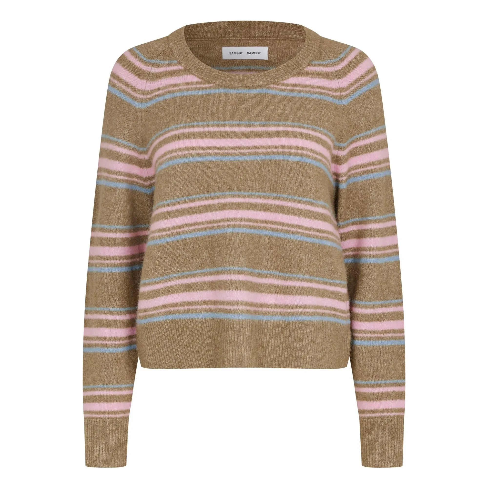 Samsoe Samsoe - Nor Laine Striped Sweater | Brown