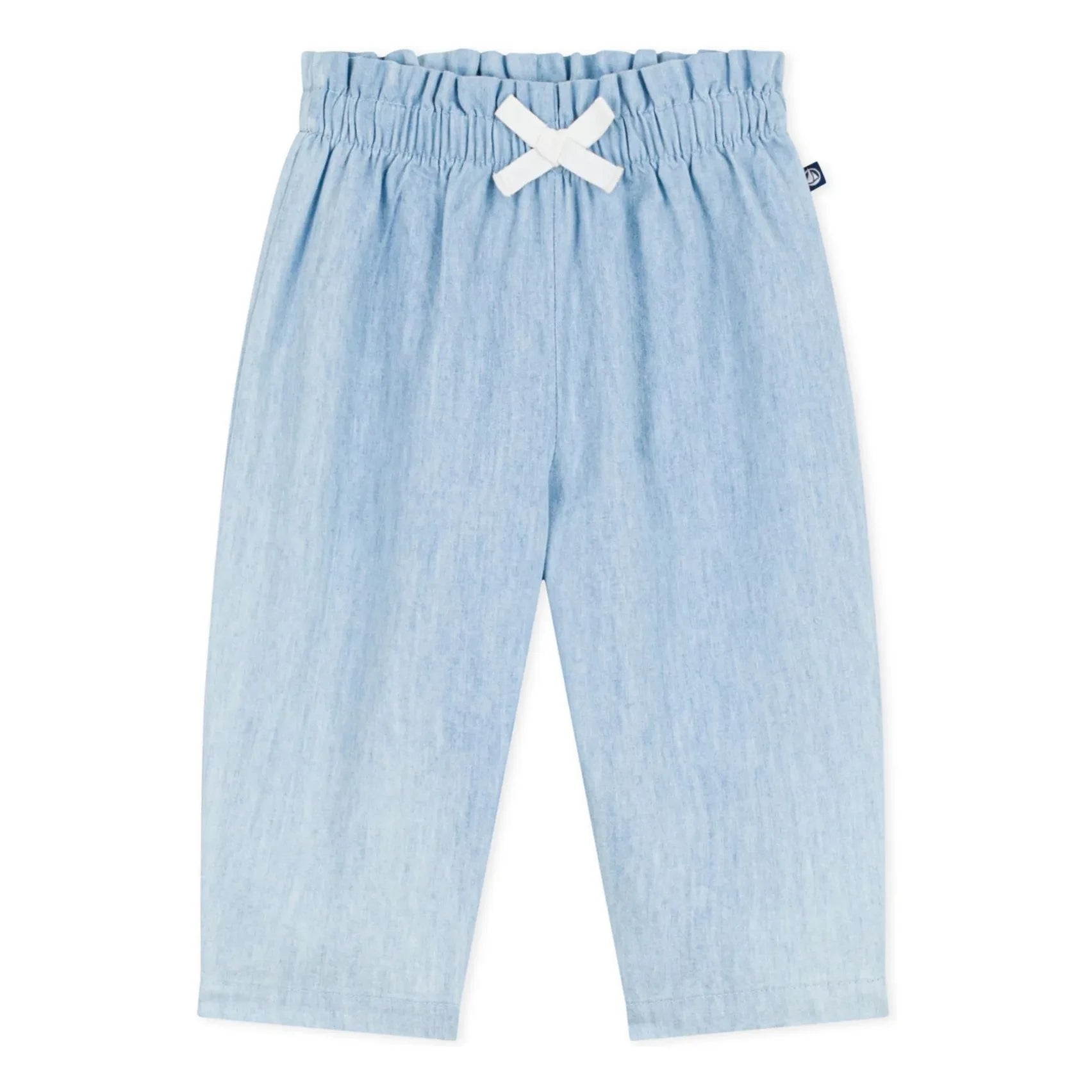 Petit Bateau - Keten pantolon | Açık Mavi