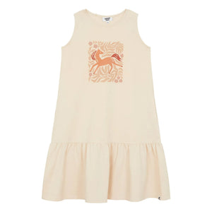 Hundred Pieces - Lyra Organic Cotton Sleeveless Dress | Cream