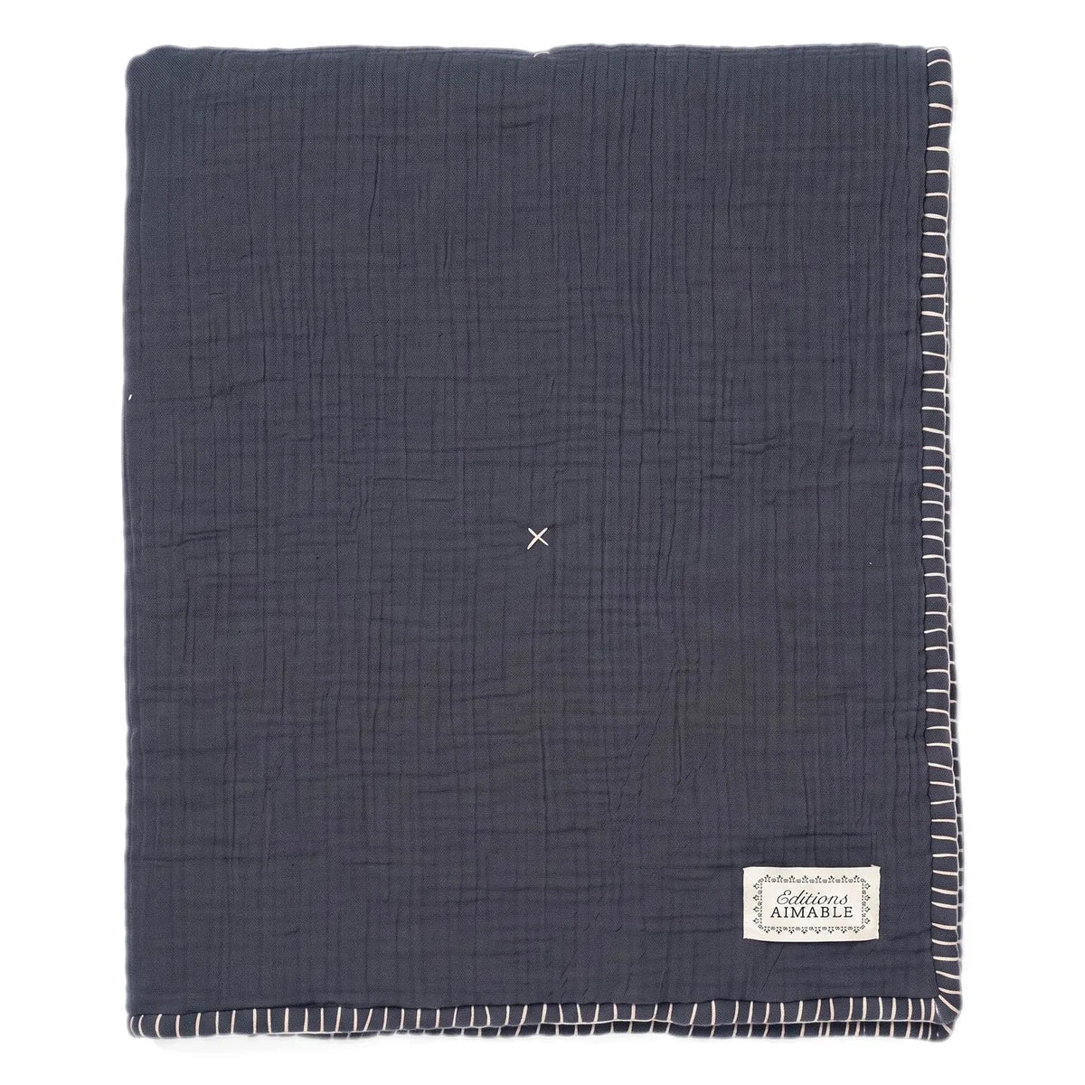 Editions Aimable - Pablo Blanket | Night Blue Gauze