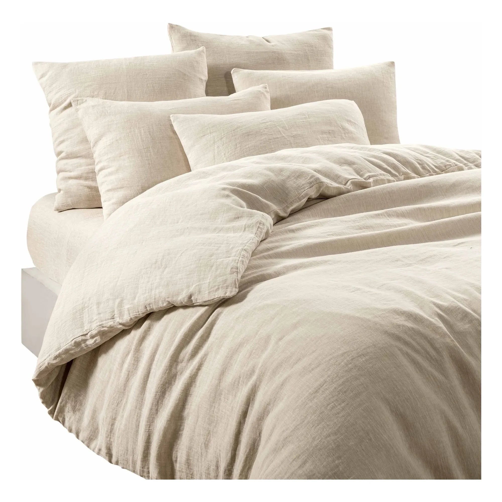 Haomy - Keten Fitted Sheet Leria